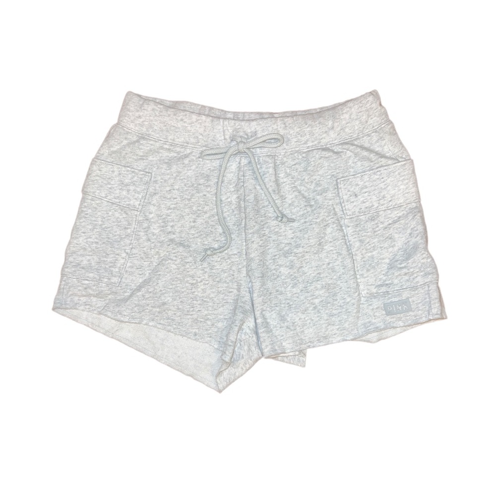 PINK Victoria's Secret Light Gray Drawstring Lounge Shorts
